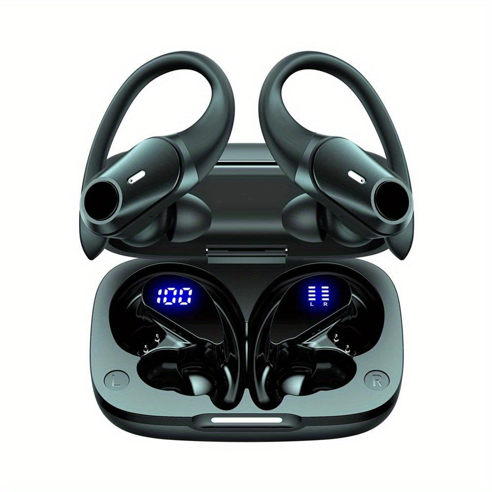 ProSound Wireless Earbuds - Immersive HD Stereo Sound, Advanced Wireless Technology, Up to Long Hours of Playtime, Ultra-Secure and Comfortable Fit, Advanced Noise Cancelling Technology, LED Display, Portable Charging Case -
