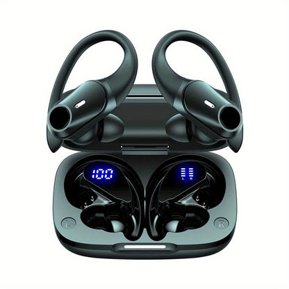ProSound Wireless Earbuds - Immersive HD Stereo Sound, Advanced Wireless Technology, Up to Long Hours of Playtime, Ultra-Secure and Comfortable Fit, Advanced Noise Cancelling Technology, LED Display, Portable Charging Case -