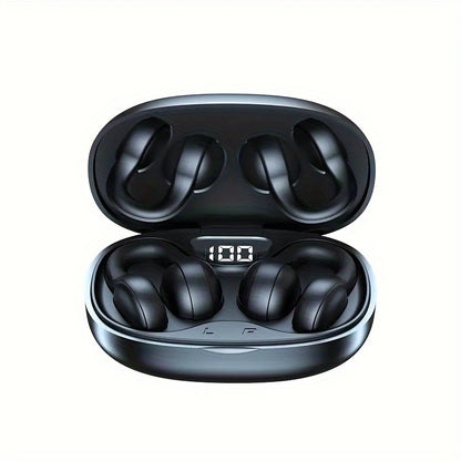 X58 Wireless Earbuds with Touch Control, Type-C Charging, and Condenser Mic - Black, Non-Waterproof, USB Rechargeable Lithium Battery, Closed-Back Design for Adults, Compatible with Cellphones, No Cable Needed, Wireless Earbu