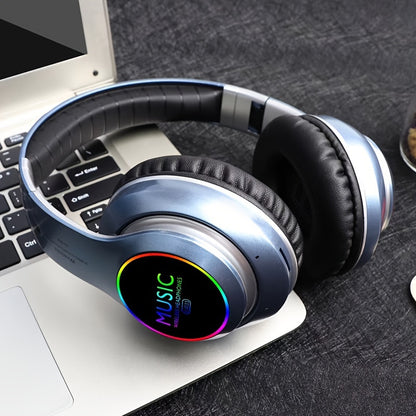 [ Upgraded] Wireless Headphones, Wireless earbuds with Deep Bass, Lightweight Foldable Headphones, for Travel Work Laptop PC Cellphone. Gaming Headset for Wireless, Christmas Present.