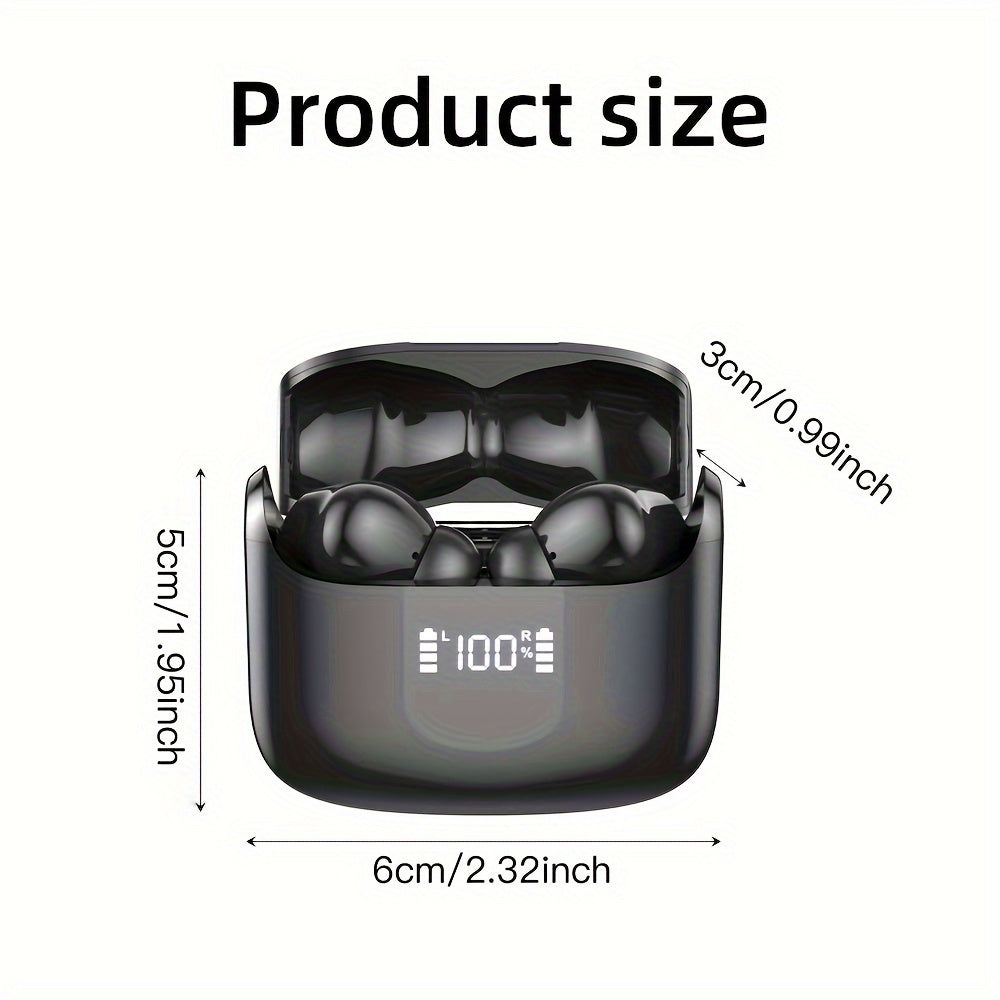 LIFEBEE Wireless Earbuds LED Power Display with Wireless Charging Case In-Ear Earbuds