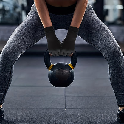 Unisex Half Finger Gloves, Copper Compression Gloves, For Hands Joint Support, Cycling, Biking, Driving, Exercise, Training & Fitness