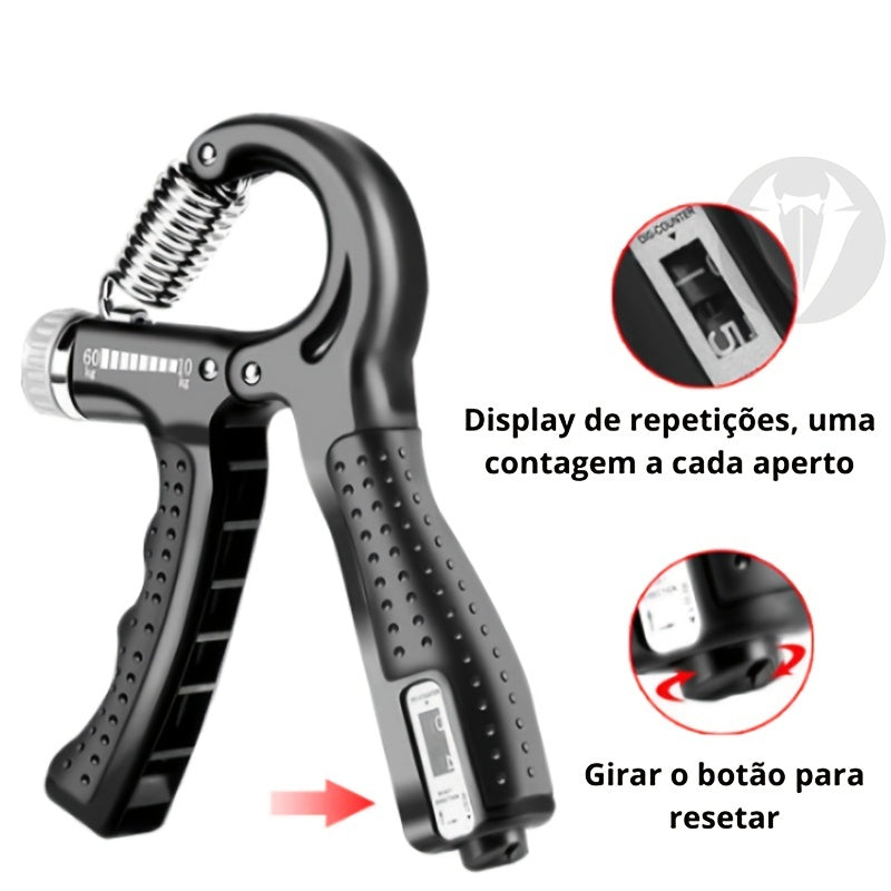11.02-132.28LB Adjustable Heavy Gripper Fitness Hand Exerciser Grip Wrist Strong and Large Forearms + Complete Training for Muscle Mass Gain