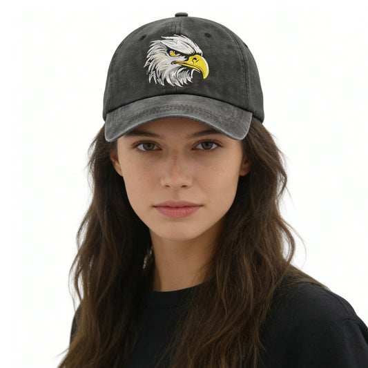 Embroidered Bald Eagle Head Hats