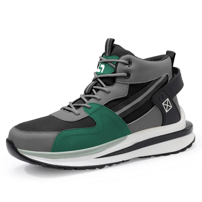 GUYISA Anti-Puncture Safety Shoes with Microfiber Upper Functional Work Boots with Steel Insole PU Outsole New Style