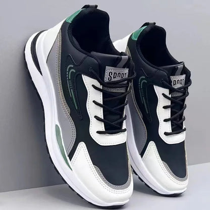 Sneakers Men's 2025 Spring and Summer Flying Woven High-quality Shoes Breathable and Fashionable Soft-sole Running Shoes
