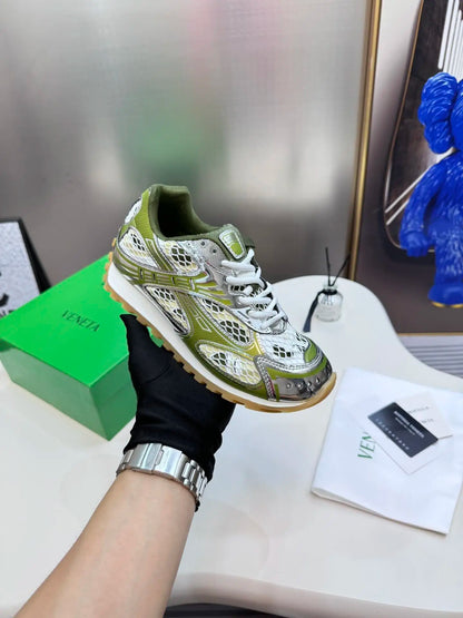 Product Fashion Sneakers for Men and Women Bott New Designer Ega High Quality Lighted Lace-Up New Toe Style BV Shoes