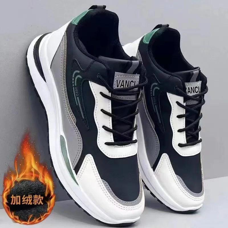 Sneakers Men's 2025 Spring and Summer Flying Woven High-quality Shoes Breathable and Fashionable Soft-sole Running Shoes