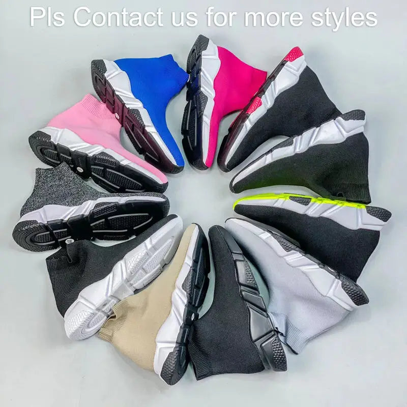 2025 Trending Best Quality Fashion Luxury Designer Breathable Men and Women Hot Sale Sneakers Casual Socks Walking Style Shoes