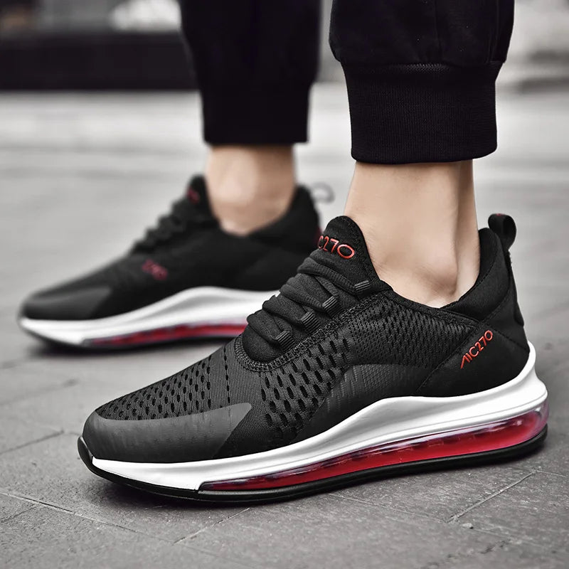 2025 Hot Fashion Lightweight Non-Slip Casual Big Size Sports Sneakers Mesh Good Quality Running Breathable Walking Shoes