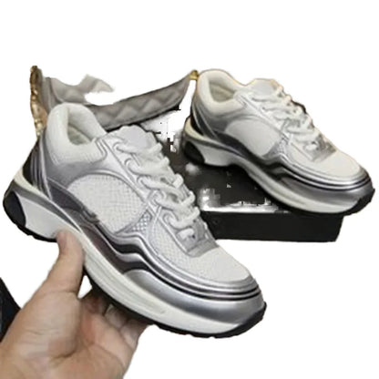 2025 Luxury Designer Breathable Lace Sports Shoes for Men Women Customizable Comfort Brand Shoes Fashionable Outdoor Leisure