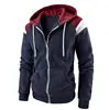 Men's Hoodies Sweatshirts Plus Size 3XL Hoodie Men Autumn Winter Full Sleeve Zipper Cardigan Casual Slim Solid Hooded Sweatshirt
