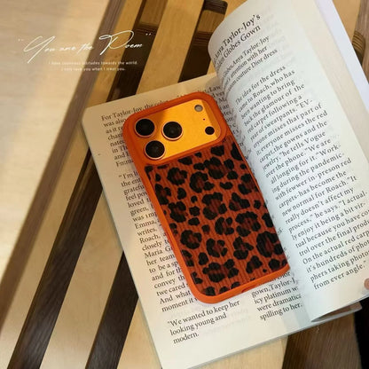 Leopard Print iPhone Protective Phone Case 17 16 15 Pro MaxPhone Case Phone