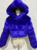 Wholesale Fashion Short Women's Faux Fur Coat Custom Warm Winter Jacket Ladies' Customizable Fake Fur Coat