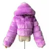 Wholesale Fashion Short Women's Faux Fur Coat Custom Warm Winter Jacket Ladies' Customizable Fake Fur Coat