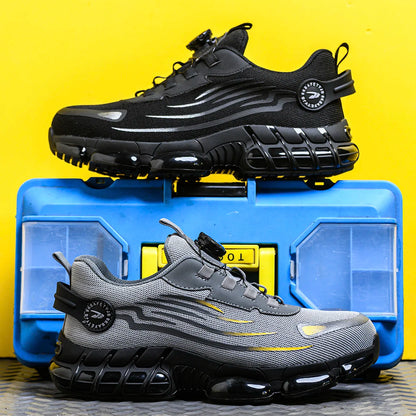 DianSen New 2024 Custom Steel Toe Sneakers Anti-smashing Work Safety Shoes 266