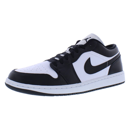 For for Air for 1 Low Women's Basketball Shoes White/Black/White Canvas Upper Height Increasing Feature | 100% Authentic Made