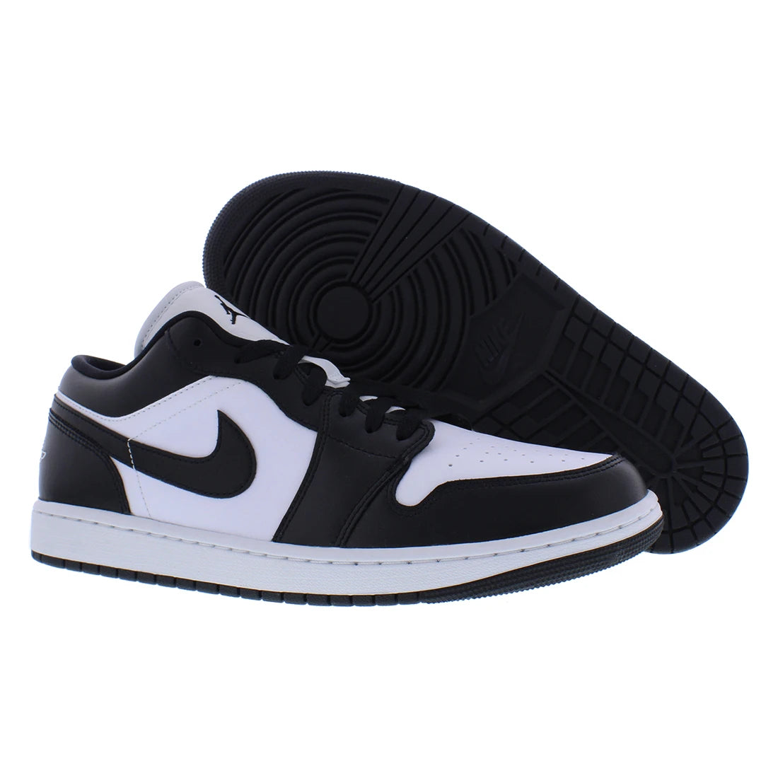 For for Air for 1 Low Women's Basketball Shoes White/Black/White Canvas Upper Height Increasing Feature | 100% Authentic Made