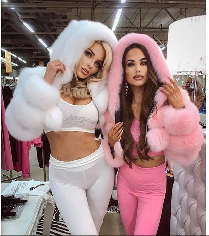 Wholesale Fashion Short Women's Faux Fur Coat Custom Warm Winter Jacket Ladies' Customizable Fake Fur Coat