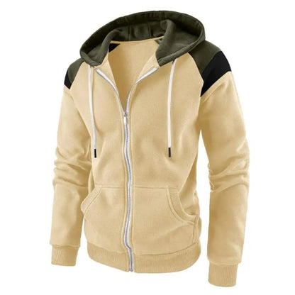 Men's Hoodies Sweatshirts Plus Size 3XL Hoodie Men Autumn Winter Full Sleeve Zipper Cardigan Casual Slim Solid Hooded Sweatshirt