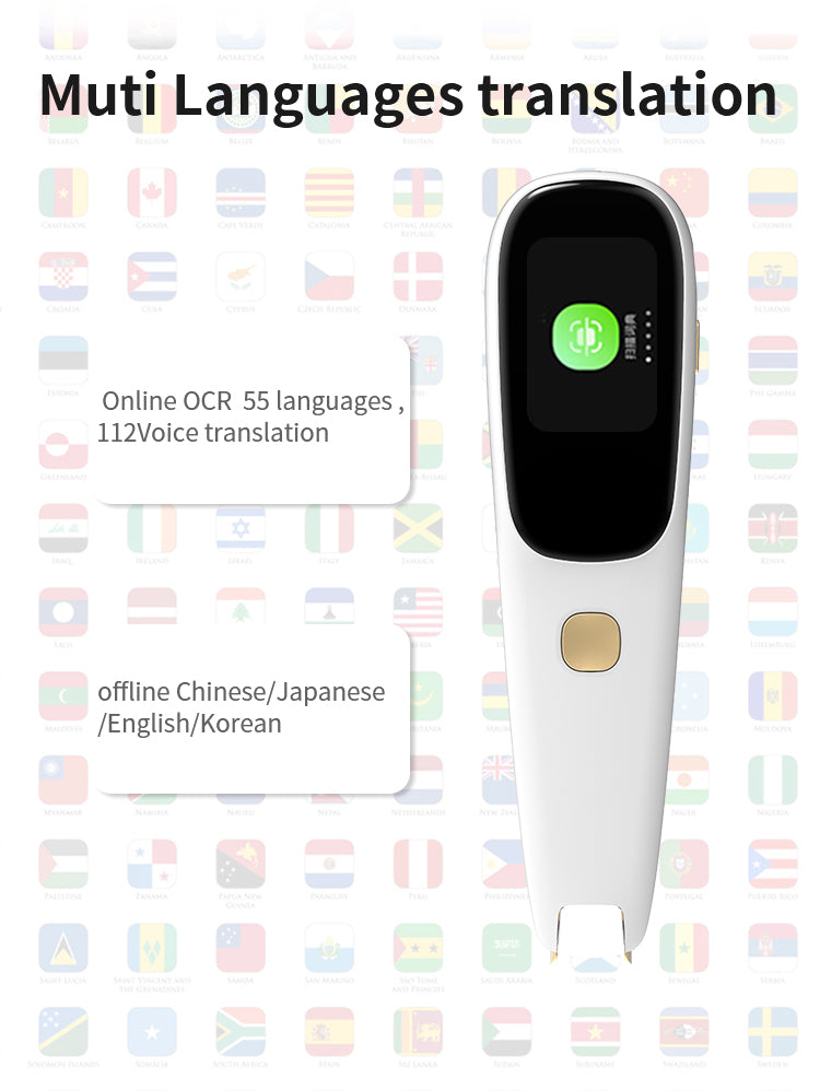 Offline AI Book Scanner Smart Text Scanner Pen Digital Scan Translation Pen