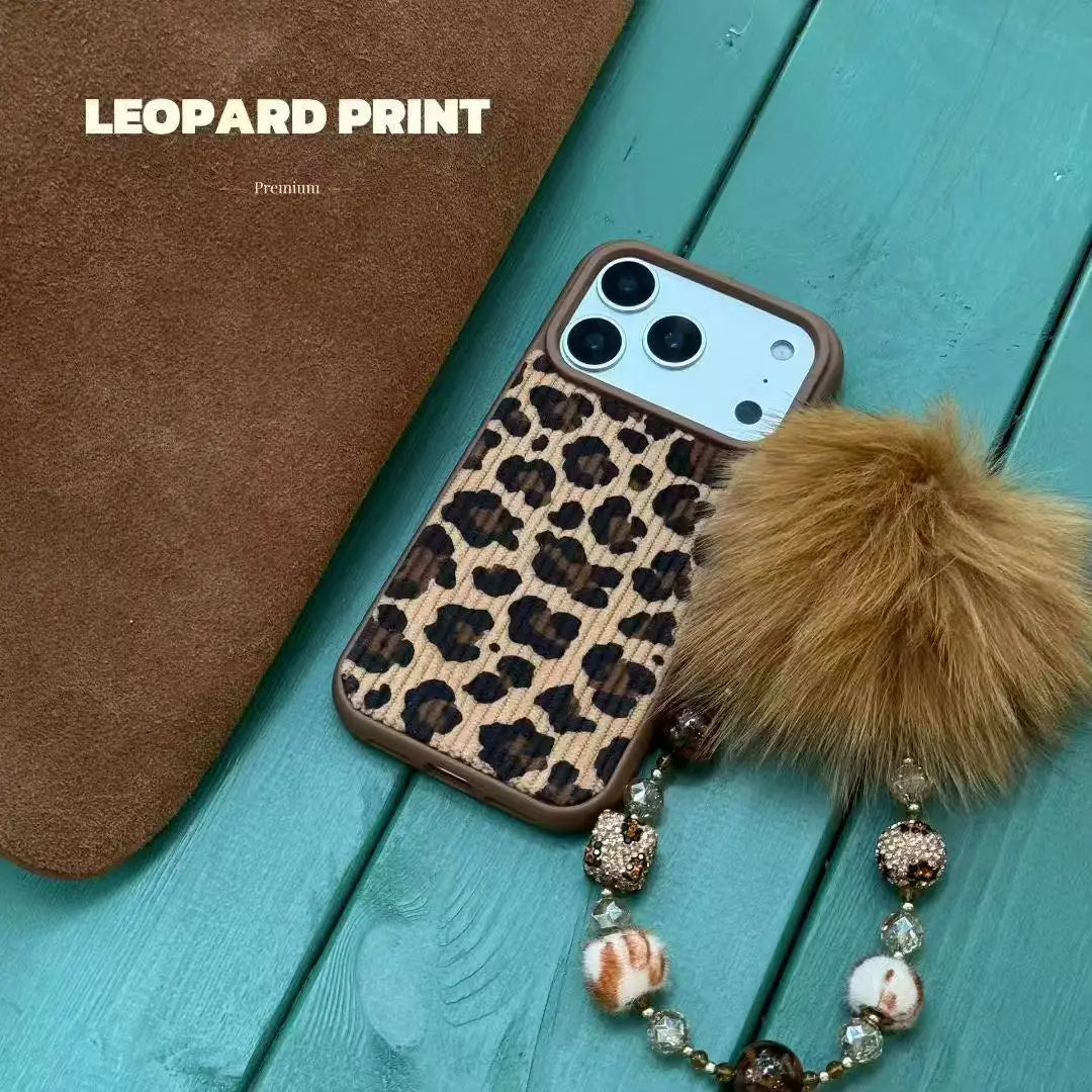 Leopard Print iPhone Protective Phone Case 17 16 15 Pro MaxPhone Case Phone