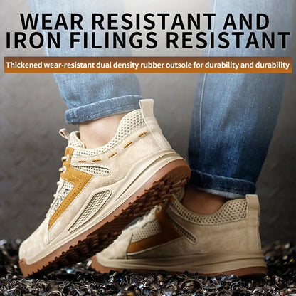 DEBONSAPT 2023 Hot Selling Industrial Breathable Men Working Sneakers Steel Toe Lightweight Safety Shoes for Men