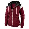 Men's Hoodies Sweatshirts Plus Size 3XL Hoodie Men Autumn Winter Full Sleeve Zipper Cardigan Casual Slim Solid Hooded Sweatshirt