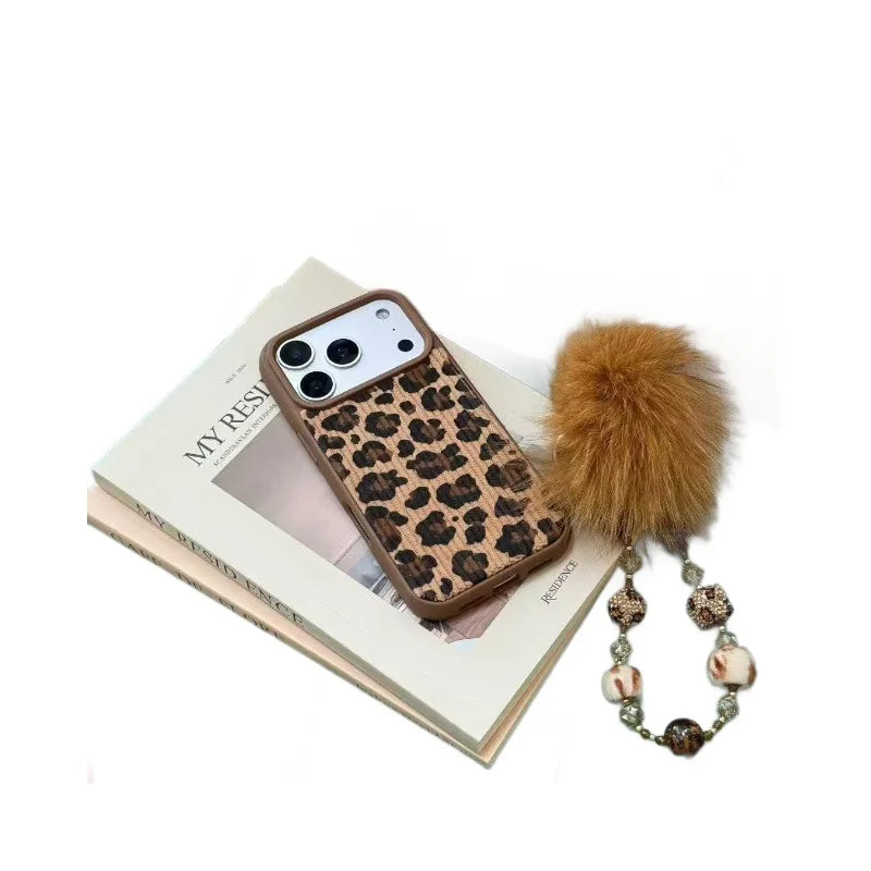 Leopard Print iPhone Protective Phone Case 17 16 15 Pro MaxPhone Case Phone
