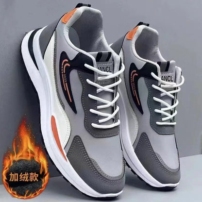 Sneakers Men's 2025 Spring and Summer Flying Woven High-quality Shoes Breathable and Fashionable Soft-sole Running Shoes