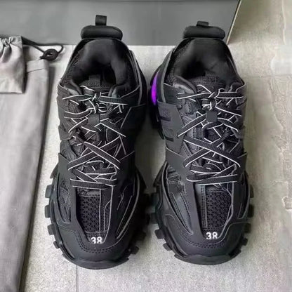 Designer Balencs LED Ciagas Track Sneaker Platform Quality Mesh Casual Walking Shoes with Feature Basketball Style Shoes