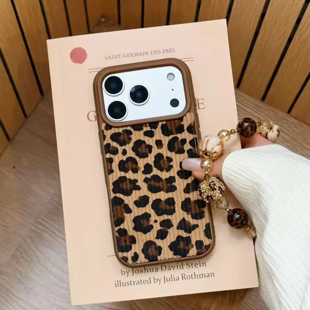 Leopard Print iPhone Protective Phone Case 17 16 15 Pro MaxPhone Case Phone
