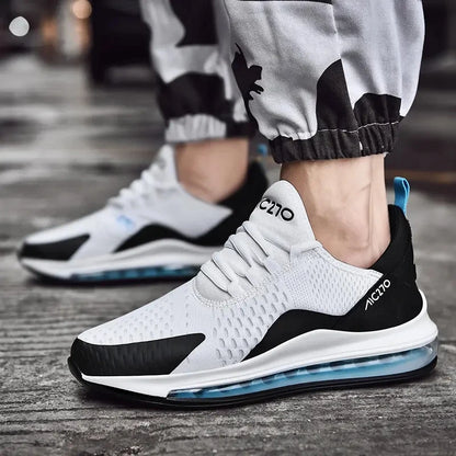 2025 Hot Fashion Lightweight Non-Slip Casual Big Size Sports Sneakers Mesh Good Quality Running Breathable Walking Shoes