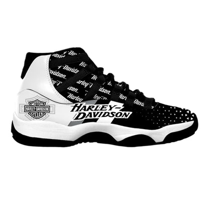 Unisex Pattern Custom Retro High-Top Sports Shoes Classic Black-White Casual Wear-Resistant Non-Slip Game Retro Trendy Shoes