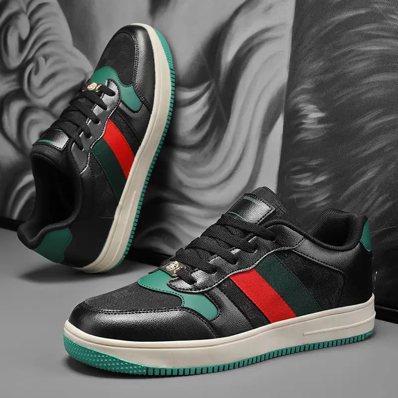 2025 Trending Top Quality Men Shoes Low-Top Casual Thick-Soled Skateboard Style Sneakers Walking Shoes