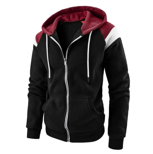 Men's Hoodies Sweatshirts Plus Size 3XL Hoodie Men Autumn Winter Full Sleeve Zipper Cardigan Casual Slim Solid Hooded Sweatshirt