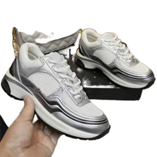 2025 Luxury Designer Breathable Lace Sports Shoes for Men Women Customizable Comfort Brand Shoes Fashionable Outdoor Leisure