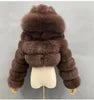 Wholesale Fashion Short Women's Faux Fur Coat Custom Warm Winter Jacket Ladies' Customizable Fake Fur Coat