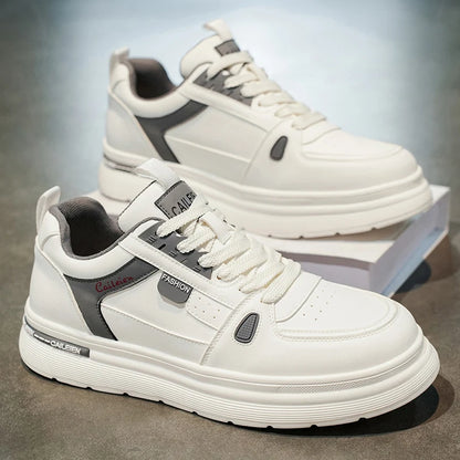 Men's Shoes: Breathable, Trendy, Versatile, Thick-soled White Sneakers, Sportswear, Casual Shoes, and Board Shoes