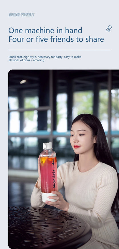 Best Selling Portable Beverage Carbonation Water Maker Sparkling Soda Making Machine Soda Maker