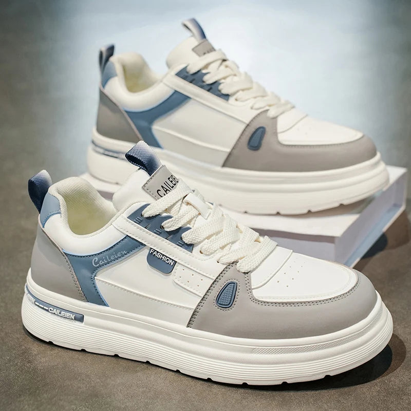 Men's Shoes: Breathable, Trendy, Versatile, Thick-soled White Sneakers, Sportswear, Casual Shoes, and Board Shoes