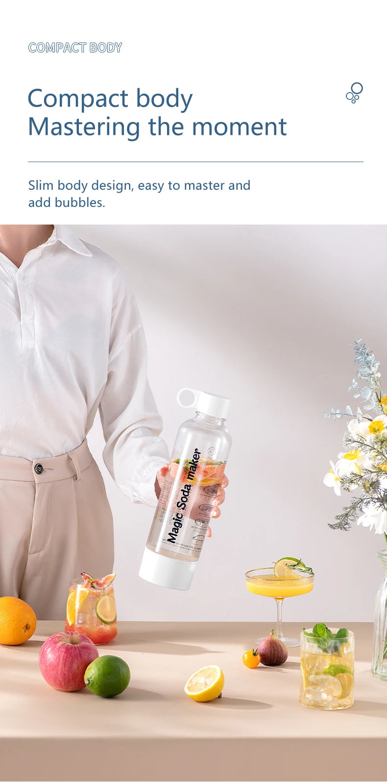 Best Selling Portable Beverage Carbonation Water Maker Sparkling Soda Making Machine Soda Maker