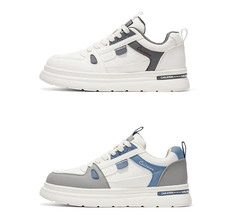 Men's Shoes: Breathable, Trendy, Versatile, Thick-soled White Sneakers, Sportswear, Casual Shoes, and Board Shoes