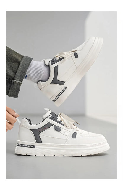 Men's Shoes: Breathable, Trendy, Versatile, Thick-soled White Sneakers, Sportswear, Casual Shoes, and Board Shoes