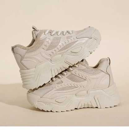 Sports Shoes for Women Athletic Round Toe High on Platform Woman Footwear Sneakers Sale Designer Luxury Offers Vulcanized Shoe H