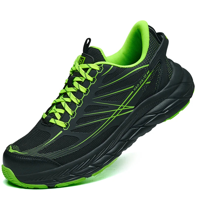 Lightweight Steel toe Shoes Work Sneakers Safety Shoes Men Anti-smash Anti puncture Indestructible shoes Security Breathable