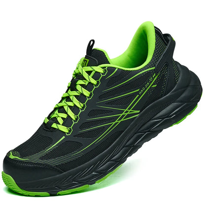 Lightweight Steel toe Shoes Work Sneakers Safety Shoes Men Anti-smash Anti puncture Indestructible shoes Security Breathable