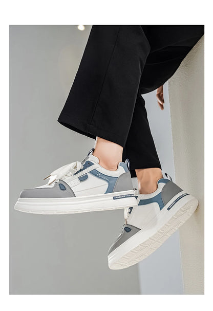 Men's Shoes: Breathable, Trendy, Versatile, Thick-soled White Sneakers, Sportswear, Casual Shoes, and Board Shoes