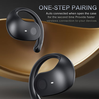 True Wireless Earbuds - Capless Design, V5.3, Touch Button, Hands-free, Low-latency, Low-power, Auto-start, Ergonomic, Dual-connect, Built-in Microphone, Compatible with Android/IOS Smartphones