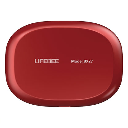 LIFEBEE New Wireless Earbuds for Running Sports, Wireless Earphones with Earhooks Pure Bass Sound, Over Ear Headphones with Dual-LED Display, Noise Cancelling Headset Earphones Built-in Microphone